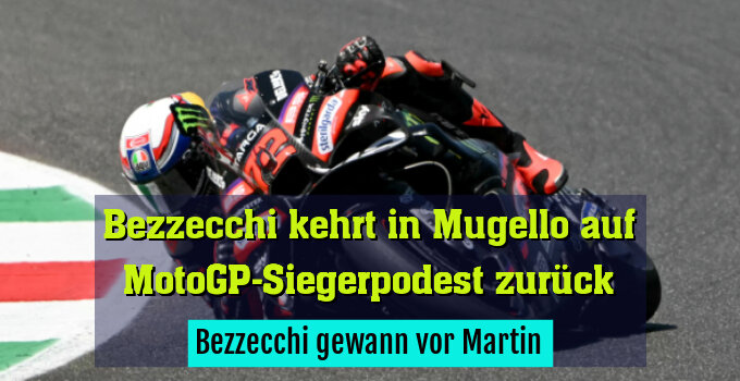 Bezzecchi gewann vor Martin