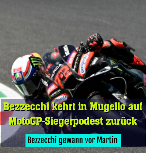 Bezzecchi gewann vor Martin