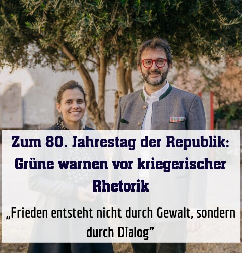 „Frieden entsteht nicht durch Gewalt, sondern durch Dialog"