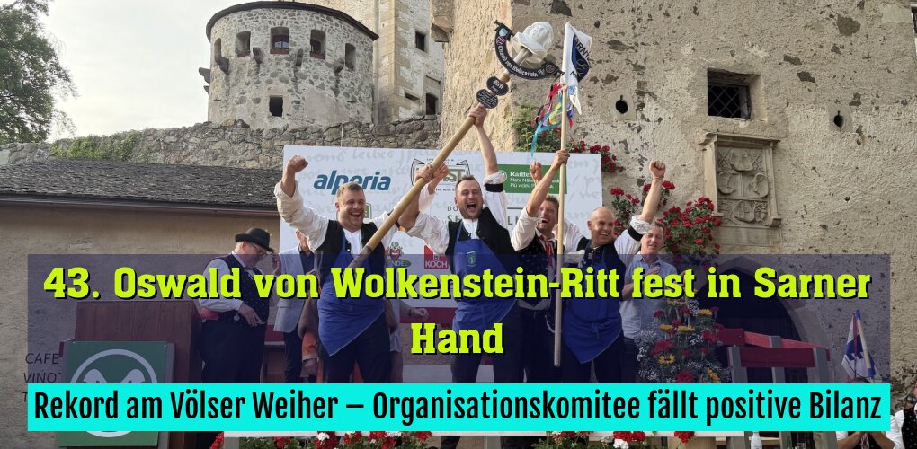Rekord am Völser Weiher – Organisationskomitee fällt positive Bilanz
