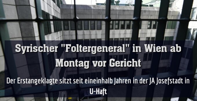 Der Erstangeklagte sitzt seit eineinhalb Jahren in der JA Josefstadt in U-Haft