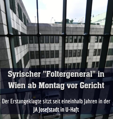 Der Erstangeklagte sitzt seit eineinhalb Jahren in der JA Josefstadt in U-Haft