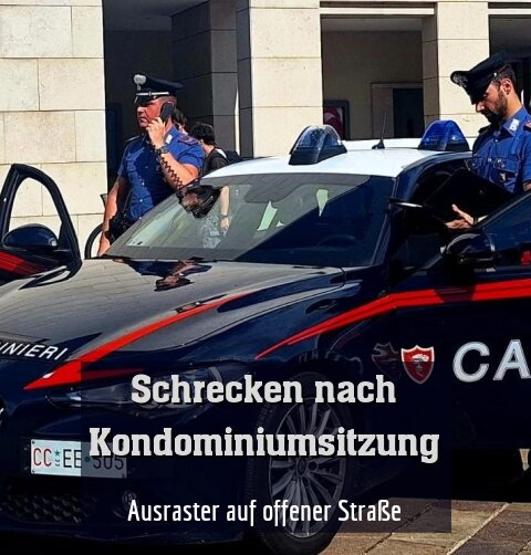 Ausraster auf offener Straße