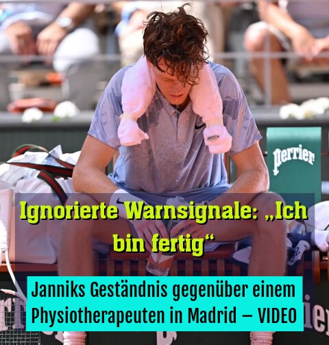 Janniks Geständnis gegenüber einem Physiotherapeuten in Madrid – VIDEO