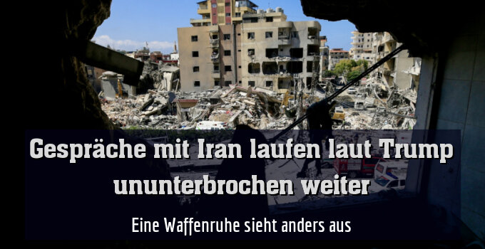 Eine Waffenruhe sieht anders aus