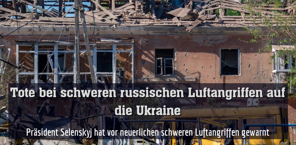 Zerstörungen in Dnipro nach russischen Angriffen