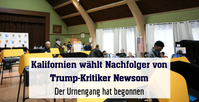 Der Urnengang hat begonnen