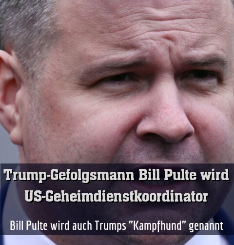 Bill Pulte wird auch Trumps "Kampfhund" genannt