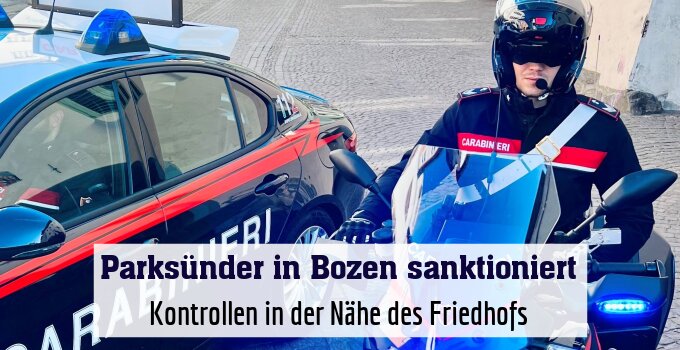 Kontrollen in der Nähe des Friedhofs