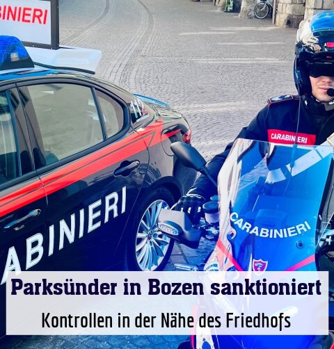 Kontrollen in der Nähe des Friedhofs
