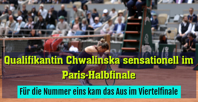 Für die Nummer eins kam das Aus im Viertelfinale