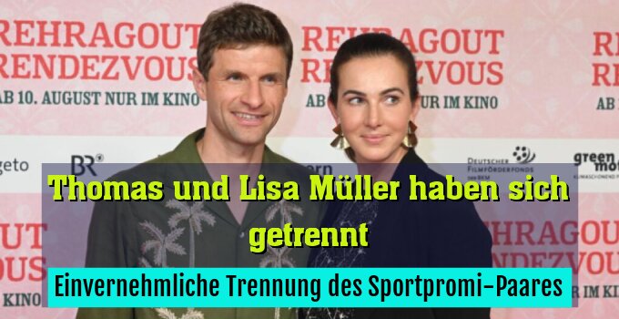 Einvernehmliche Trennung des Sportpromi-Paares