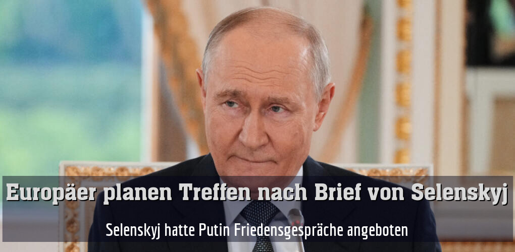 Selenskyj hatte Putin Friedensgespräche angeboten