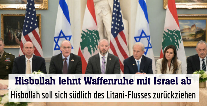 Hisbollah soll sich südlich des Litani-Flusses zurückziehen