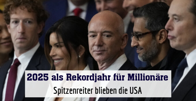 Spitzenreiter blieben die USA
