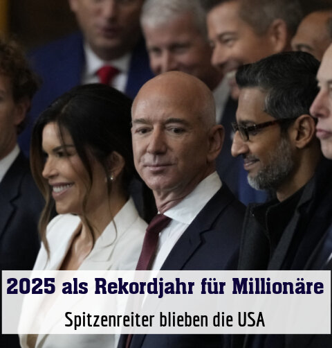 Spitzenreiter blieben die USA