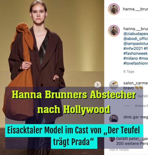 Eisacktaler Model im Cast von „Der Teufel trägt Prada“