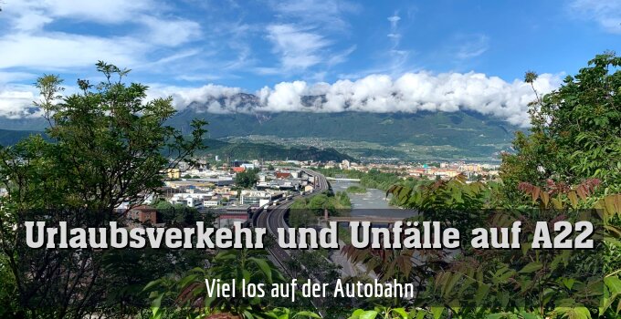 Viel los auf der Autobahn