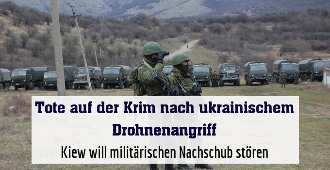 Kiew will militärischen Nachschub stören
