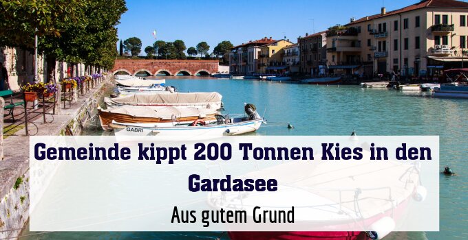 Aus gutem Grund