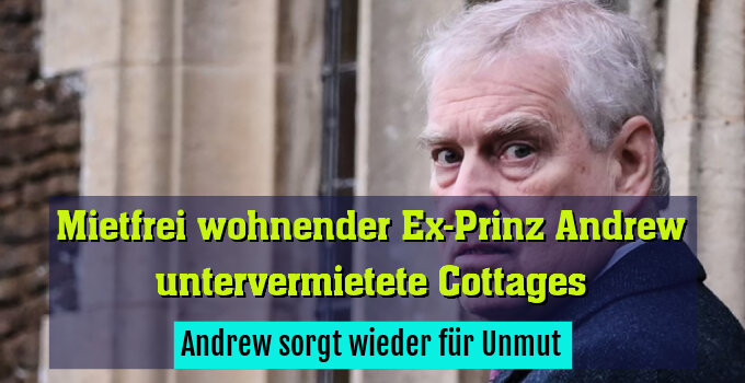 Andrew sorgt wieder für Unmut