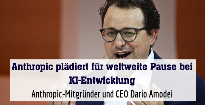 Anthropic-Mitgründer und CEO Dario Amodei