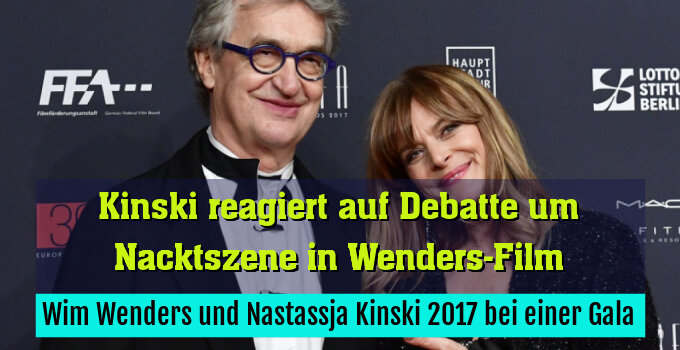Wim Wenders und Nastassja Kinski 2017 bei einer Gala
