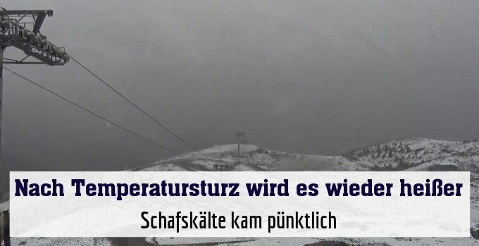 Schafskälte kam pünktlich
