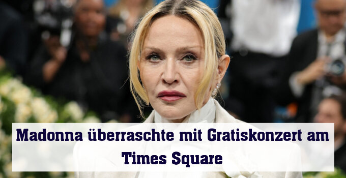 Madonna überrascht immer wieder (hier bei der Met Gala)