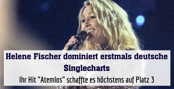 Ihr Hit "Atemlos" schaffte es höchstens auf Platz 3
