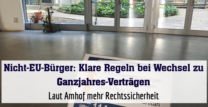 Laut Amhof mehr Rechtssicherheit