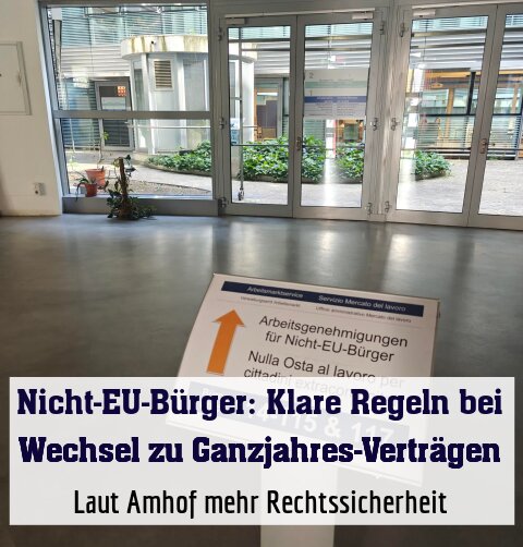 Laut Amhof mehr Rechtssicherheit
