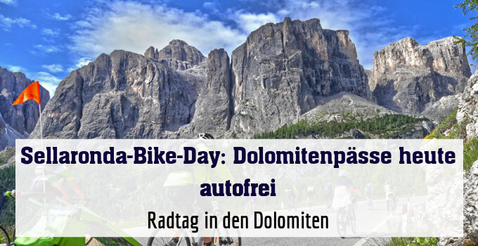 Radtag in den Dolomiten