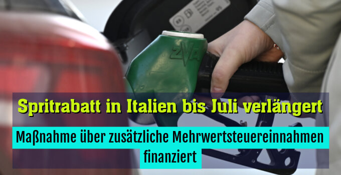 Maßnahme über zusätzliche Mehrwertsteuereinnahmen finanziert