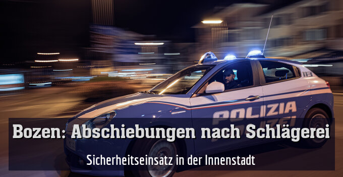 Sicherheitseinsatz in der Innenstadt