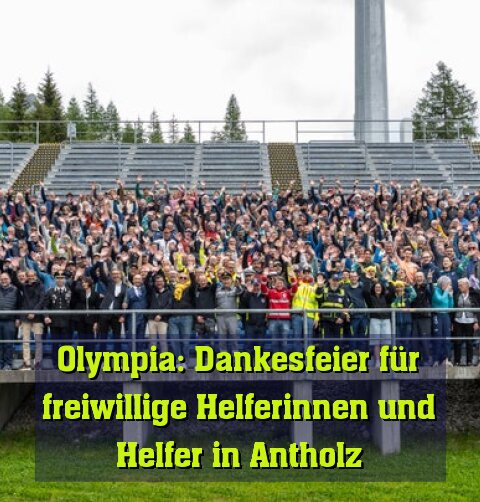 800 Helferinnen und Helfern wurde vom Land und dem Biathlonkomitee für ihren Einsatz gedankt