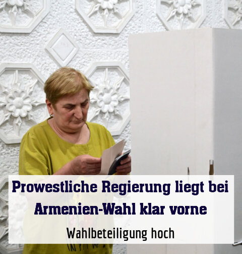 Wahlbeteiligung hoch