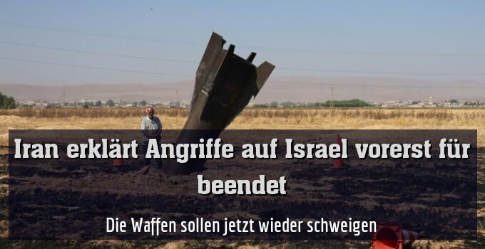 Die Waffen sollen jetzt wieder schweigen