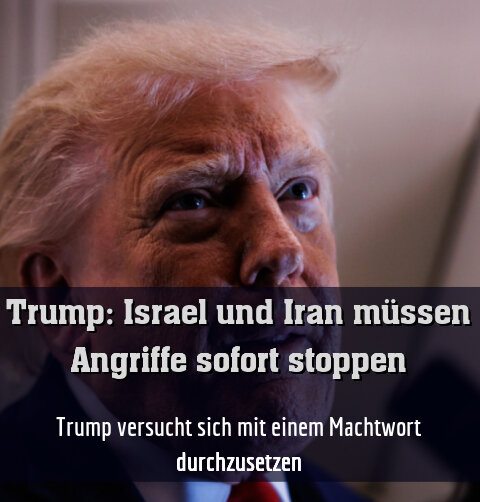 Trump versucht sich mit einem Machtwort durchzusetzen