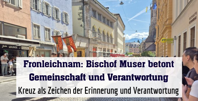 Kreuz als Zeichen der Erinnerung und Verantwortung