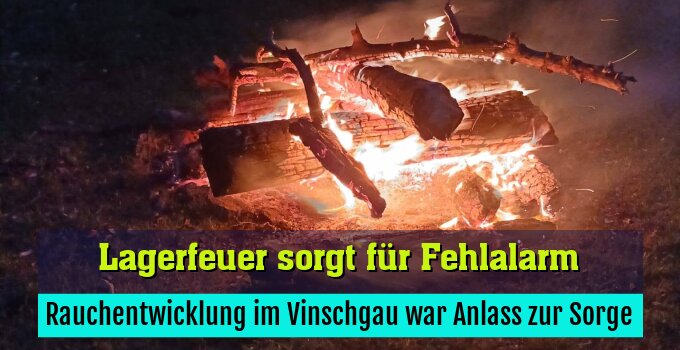 Rauchentwicklung im Vinschgau war Anlass zur Sorge