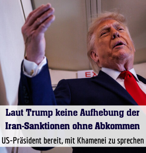 US-Präsident bereit, mit Khamenei zu sprechen