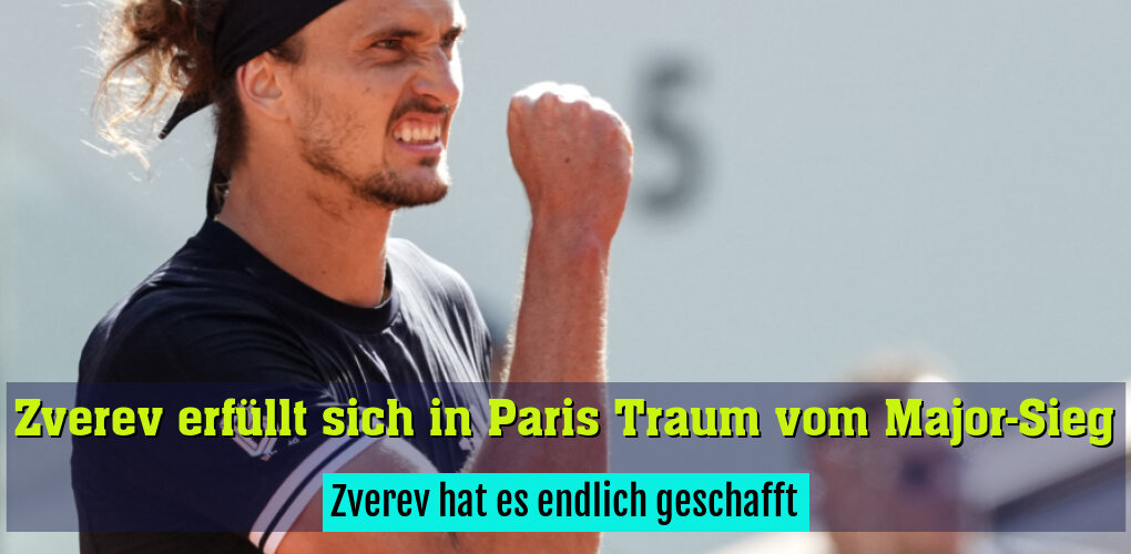 Zverev hat es endlich geschafft