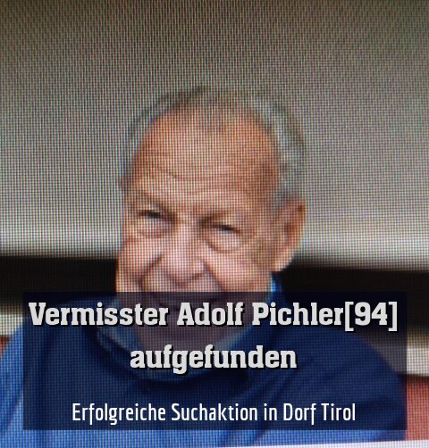 Großangelegte Suchaktion in Dorf Tirol