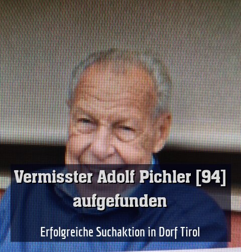 Großangelegte Suchaktion in Dorf Tirol