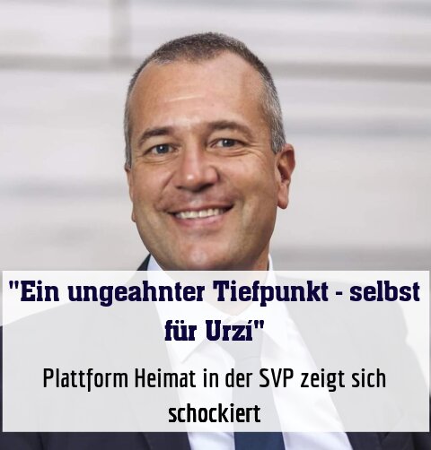 Plattform Heimat in der SVP zeigt sich schockiert
