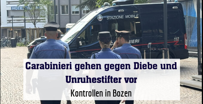 Kontrollen in Bozen