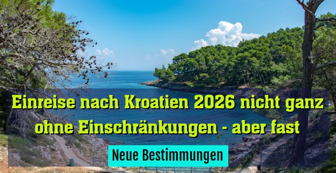 Neue Bestimmungen