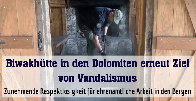 Zunehmende Respektlosigkeit für ehrenamtliche Arbeit in den Bergen