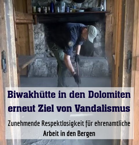 Zunehmende Respektlosigkeit für ehrenamtliche Arbeit in den Bergen